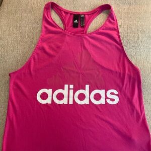 Adidas workout Women's Vibrant Pink Tank Top